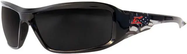 Main image of Edge Eyewear XB116-P1 Black / Smoke Lens Safety Glasses Brazeau Patriot 1
