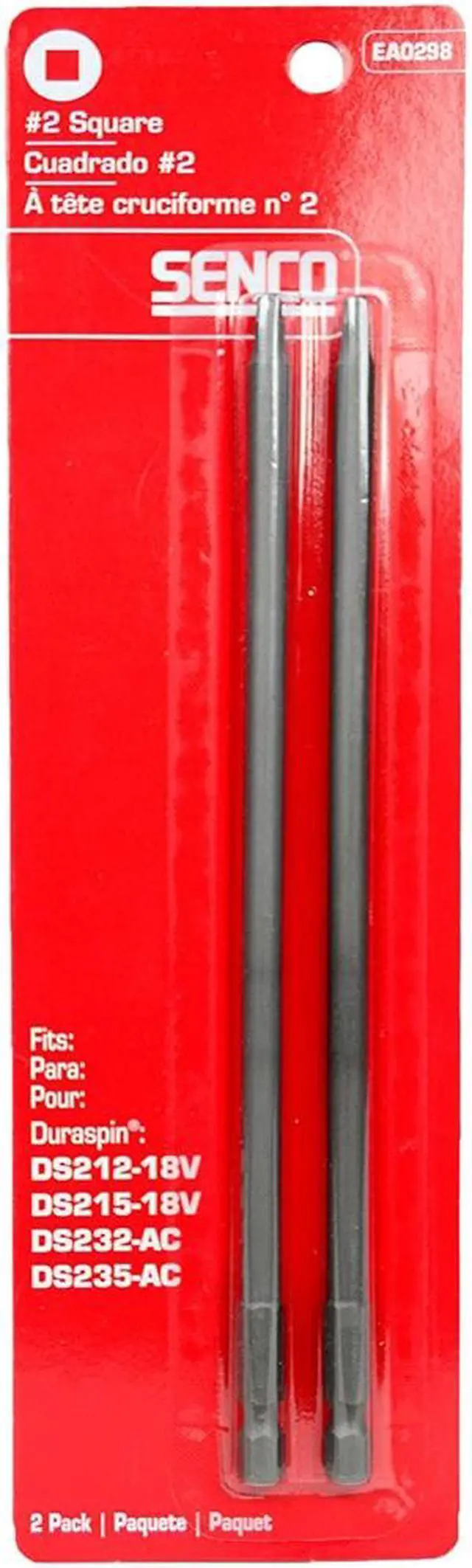 Alt view image 7 of 9 - SENCO EA0298 No 2 Square Bit,2 Pieces,1/4" Shank,PK2