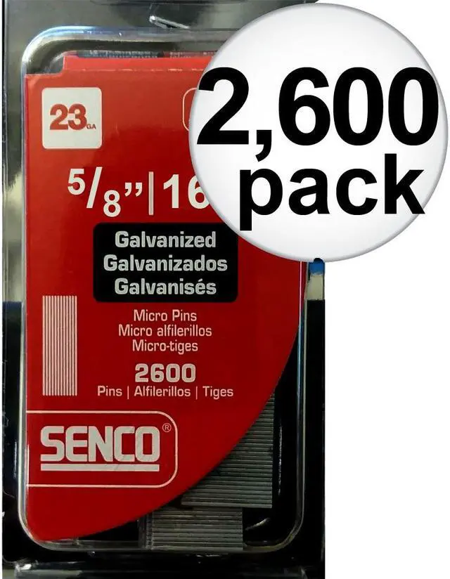 Alt view image 2 of 6 - A100629 23 Gauge x 5/8-in Electro-Galvanized Headless Micro Pin 2,600-Pack