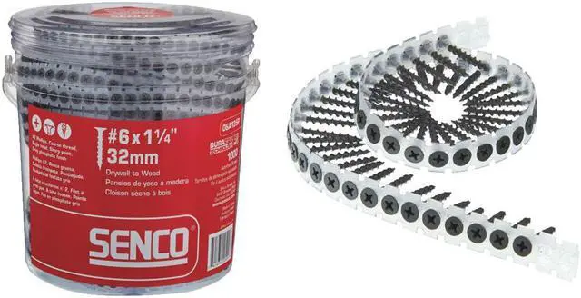 Alt view image 8 of 15 - SENCO 06A125P Screws,1-1/4 In,PK1000