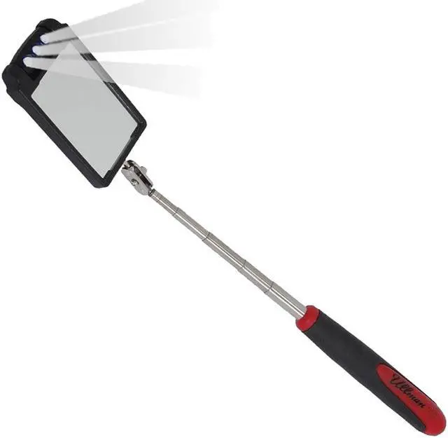 Alt view image 3 of 3 - Ullman 758-HTK-2LT Lighted Inspection Mirror