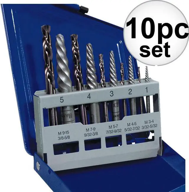 Alt view image 6 of 10 - Irwin Hanson 585-11119 10 Pc Set Spiral Flute S