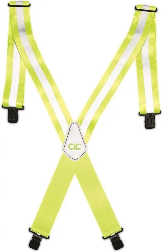 Alt view image 3 of 4 - CLC WORK GEAR 14110 Tool Suspenders, Suspenders, Yellow, Polyester