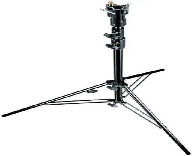 Alt view image 2 of 5 - Manfrotto 007BU 3- Section Aluminum Senior Stand with Leveling Leg (Black)