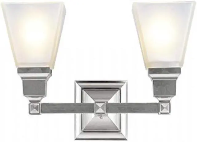 Alt view image 2 of 4 - Livex Lighting Mission Bath Light in Brushed Nickel - 1032-91