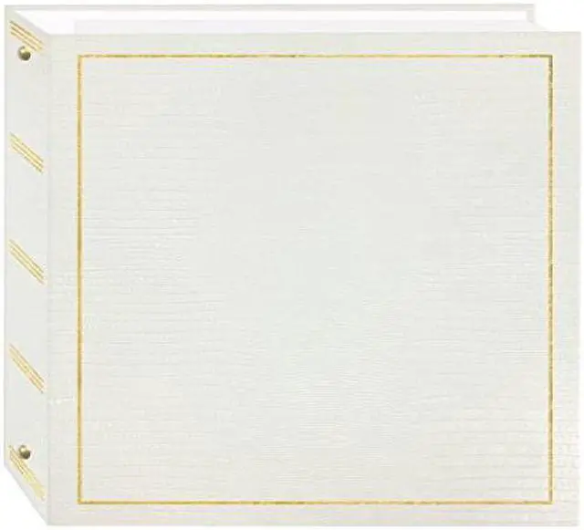 Alt view image 2 of 5 - Magnetic Self-Stick 3-Ring Photo Album 100 Pages (50 Sheets), White