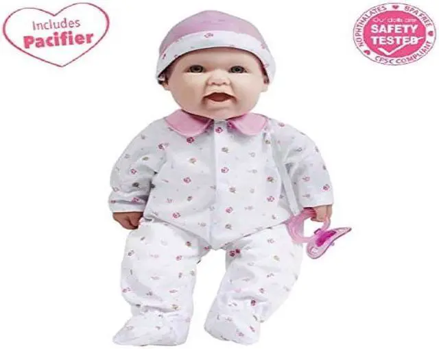 Alt view image 4 of 7 - 16 inch La Baby Soft Body Baby Doll - Bird Applique