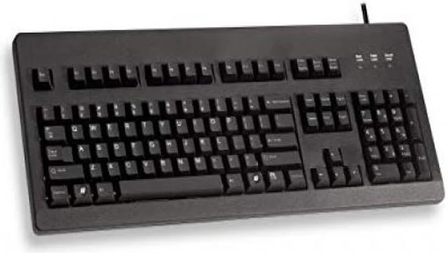 Alt view image 4 of 5 - Standard Corded Keyboard with Cherry MX Blue Switches