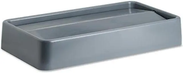 Alt view image 3 of 4 - Genuine Joe Swing Lid f/23 Gal. 20-1/4"x11-1/2"x4-5/8" Gray 02343