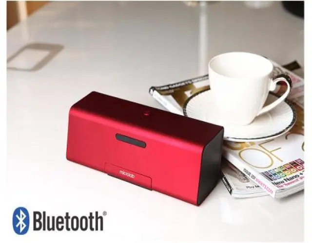 Alt view image 2 of 3 - Microlab MD212 Bluetooth Wireless Portable Stereo Speaker for Tablet, Smartphone and Notebook(Red)