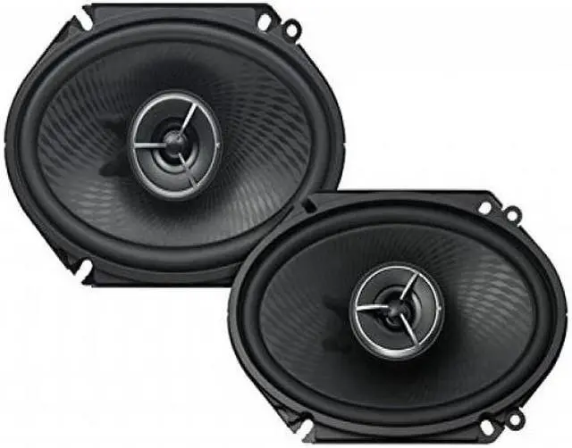 Alt view image 3 of 10 - Kenwood eXcelon KFCX683C 6 inch X 8 inch 2-Way Car Speaker Pair