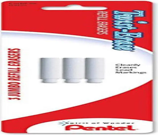 Alt view image 5 of 8 - Pentel Twist-Erase Eraser Refill 3 EA/PK
