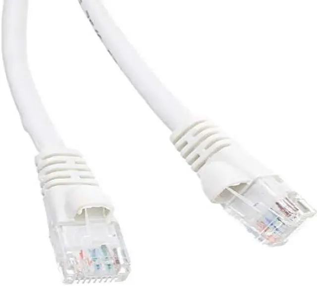 Main image of Cable Wholesale Cat6 Ethernet Patch Cable Snagless Molded Boot 10 foot - White