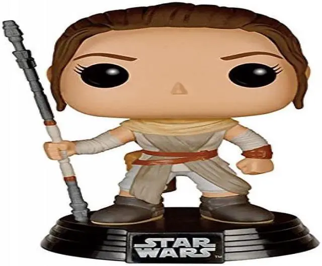 Alt view image 8 of 8 - Star Wars The Force Awakens Funko POP Vinyl Figure Rey