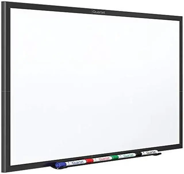 Main image of Quartet Standard Magnetic Whiteboard, 60"w x 36"h, Black Aluminum Frame