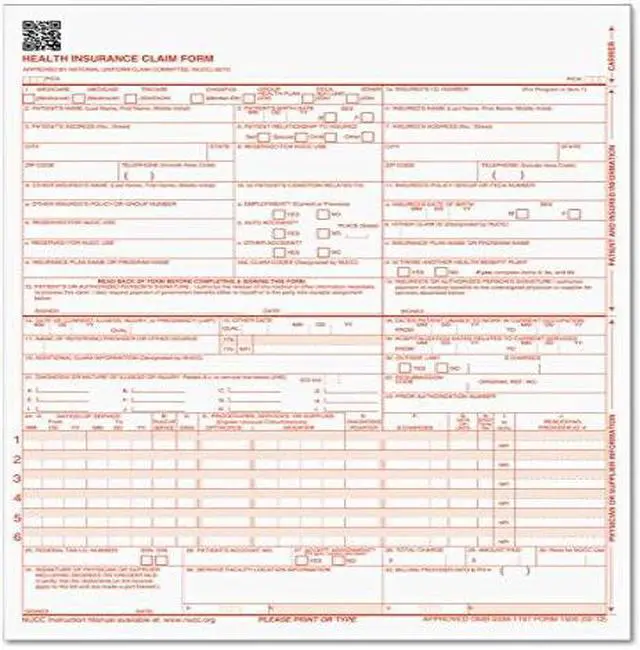 Alt view image 8 of 8 - Centers for Medicare and Medicaid Services Forms, 8 1/2 x 11, 500 Form