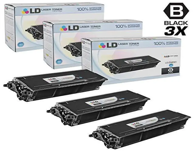 Alt view image 3 of 3 - LD © Compatible Brother TN650 (TN620) Set of 3 HY Cartridges for DCP-8050DN, DCP-8080DN, DCP-8085DN, HL-5340D, HL-5350DN, HL-5370DW, MFC-8370, MFC-8480DN, MFC-8680DN, MFC-8690DW & MFC-8880DN