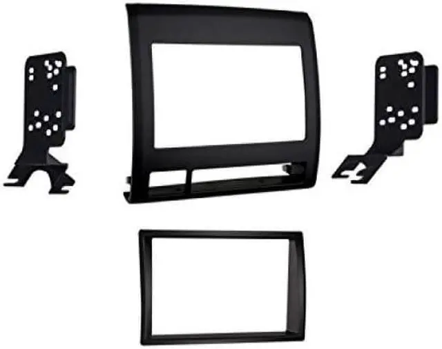Alt view image 9 of 12 - Metra 95-8214TB METRA Vehicle Mount for Radio - ABS Plastic - Black