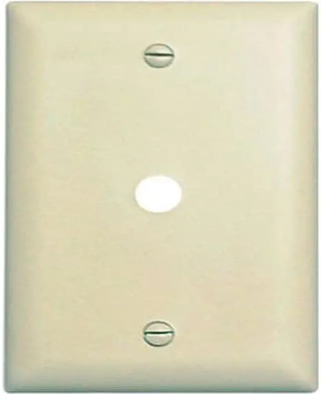 Alt view image 2 of 2 - Pass & Seymour, SP11IU, Ivory, 1 Gang, Telephone Hole Opening, Urea Wall Plate