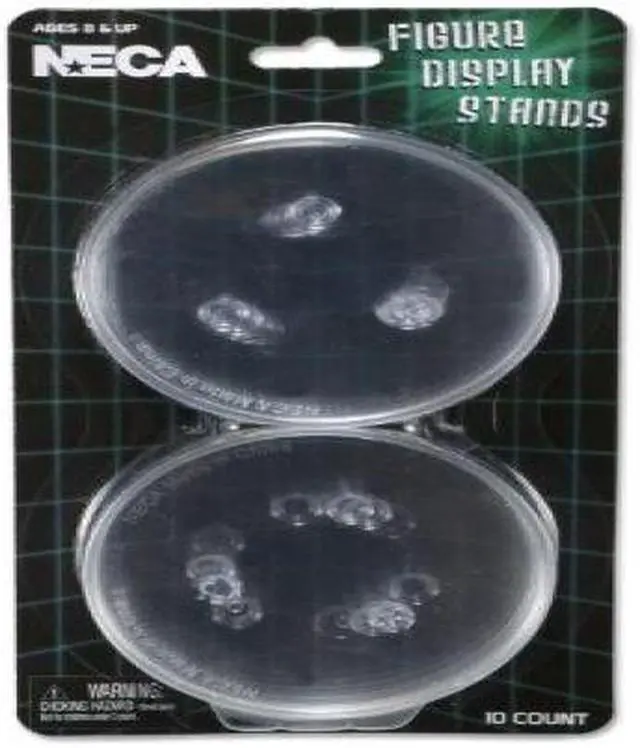 Alt view image 2 of 3 - NECA - Action Figure Display Stands, Fits most 6"-8" Figs, 3.5" Dia,Pk of 10