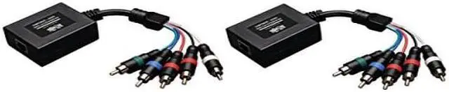 Alt view image 2 of 3 - Tripp Lite Component Video with Stereo Audio over Cat5 / Cat6 Extender, Transmitter and Receiver (B136-101)