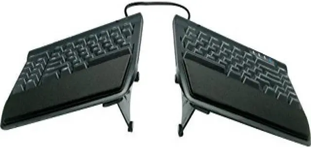 Alt view image 4 of 11 - Kinesis Freestyle2  Keyboard For Pc, Us English, Black, 9