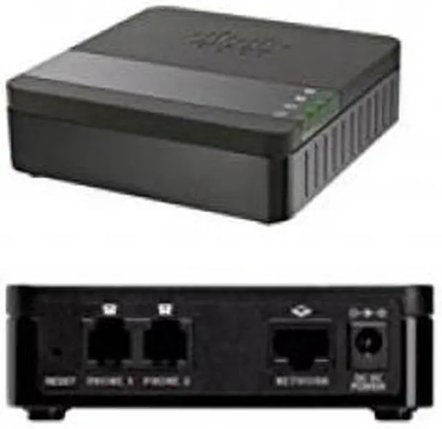 Alt view image 6 of 8 - Cisco  ATA190  Analog Telephone Adapter