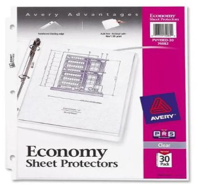 Alt view image 7 of 9 - Sheet Protectors Top Load Polypropylene F/8-1/2"x11" Sht. CL