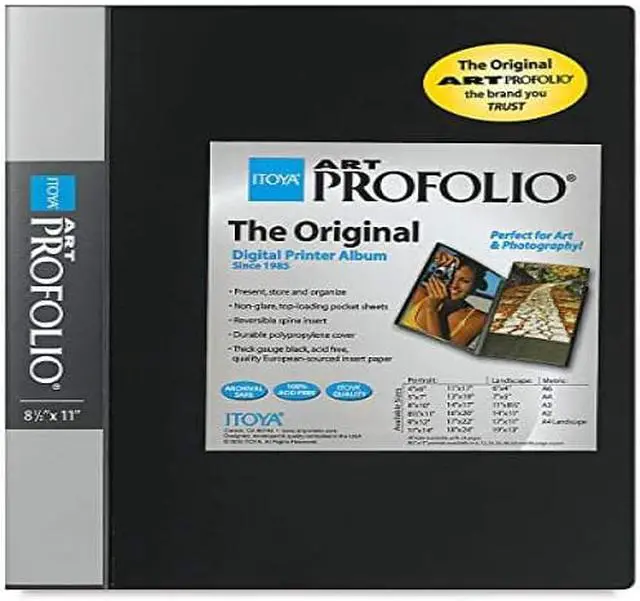 Alt view image 5 of 9 - Itoya IA12836 8.5 in. x 11 in. Art Profolio The Original Presentation Books 36 Page