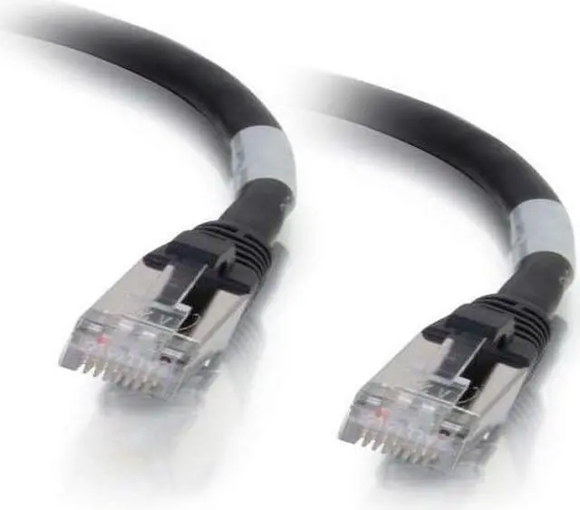 Alt view image 3 of 6 - C2G 00722 35FT CAT6A BOOTED STP BLK