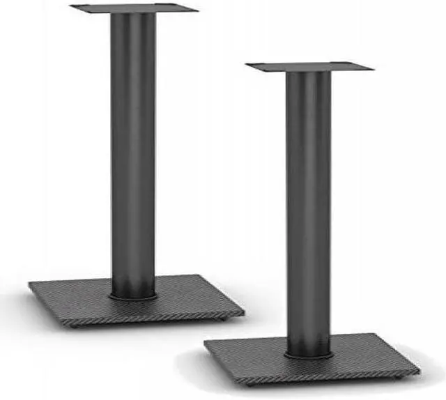 Alt view image 9 of 10 - Atlantic Speaker Stands for Bookshelf Speakers up to 20 lbs - Pair (Black)