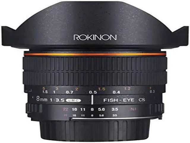 Alt view image 17 of 18 - Rokinon FE8MC 8mm f/3.5 Aspherical Fisheye Lens for Canon DSLR Cameras Black