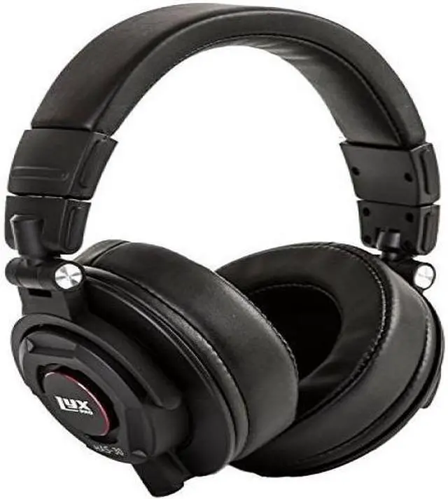 Alt view image 9 of 10 - LyxPro HAS-30 Professional Studio Monitor Headphones, Detachable Cable, Foldable