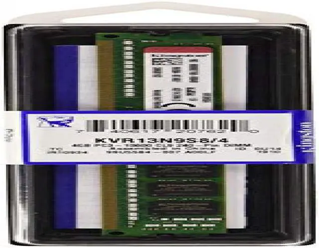 Alt view image 6 of 7 - Kingston Technology 4GB 1333 MHz 240-Pin DDR3 SDRAM Memory Module (KVR13N9S8/4)
