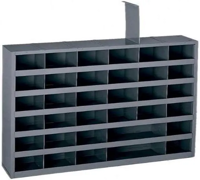 Alt view image 4 of 4 - DURHAM MFG 314-95 Prime Cold Rolled Steel Pigeonhole Bin Unit , 4 3/4 in D x