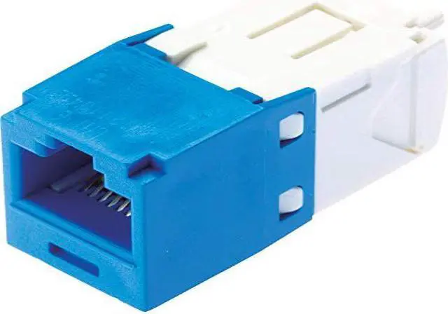 Alt view image 4 of 6 - Panduit CJ688TGBU PANDUIT Mini-Com Cat.6 UTP Module - RJ-45