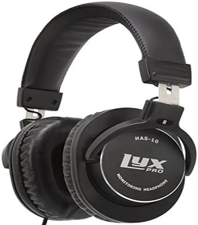 Alt view image 8 of 9 - LyxPro HAS-10 Closed Back Over-Ear Headphones, Lightweight and Comfortable