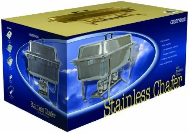 Alt view image 3 of 3 - CRESTWARE CHA1 Full Size Chafer With Stackable Frame