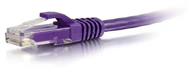 Alt view image 2 of 5 - C2G 04032 Cat6 Cable - Snagless Unshielded Ethernet Network Patch Cable, Purple (20 Feet, 6.09 Meters)
