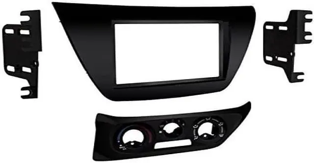Alt view image 3 of 3 - Metra 95-7017B Black Double DIN Stereo Dash Kit for 2002-2007 Mitsubishi Lancer