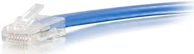 Alt view image 8 of 12 - C2G 04097 Cat6 Cable - Non-Booted Unshielded Ethernet Network Patch Cable, Blue (15 Feet, 4.57 Meters)