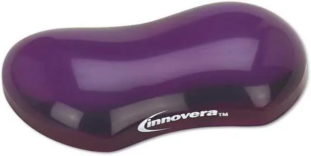 Alt view image 4 of 12 - Innovera Gel Mouse Wrist Rest, Purple 51442
