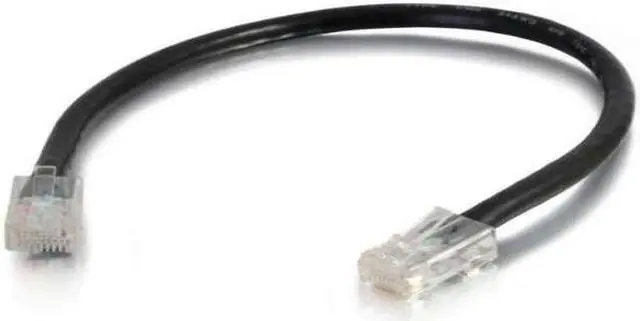 Main image of C2G 04108 Cat6 Cable - Non-Booted Unshielded Ethernet Network Patch Cable, Black (3 Feet, 0.91 Meters)