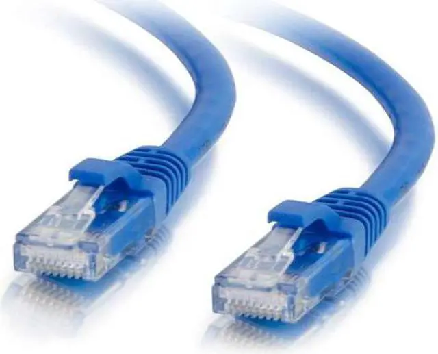 Alt view image 6 of 9 - C2G 00697 Cat6a Cable - Snagless Unshielded Ethernet Network Patch Cable, Blue (9 Feet, 2.74 Meters)