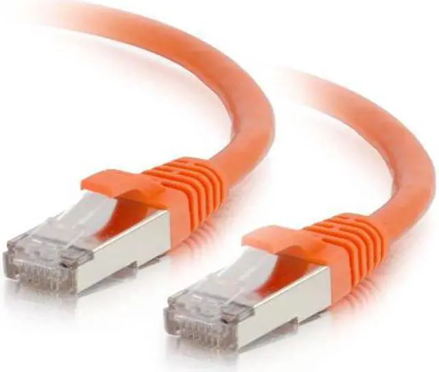 Alt view image 3 of 7 - C2G 25ft Cat6 Snagless Shielded STP Network Patch Cable Orange 00894