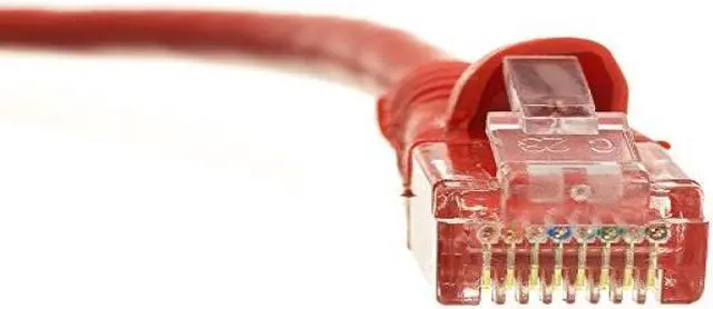 Alt view image 2 of 2 - CableWholesale Cat6 Ethernet Patch Cable Snagless Molded Boot 14 foot - Red