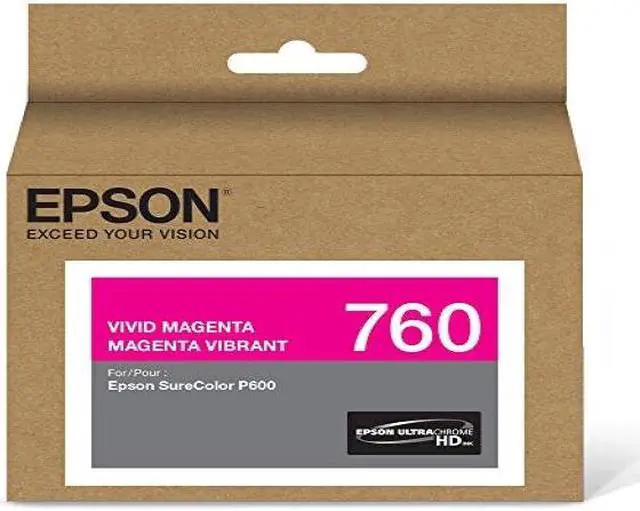 Alt view image 2 of 9 - Epson 760 Vivid Magenta Ink Cartridge