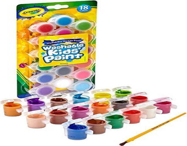 Alt view image 11 of 18 - Crayola Washable Kids' Paint Pots Assorted 54-0125