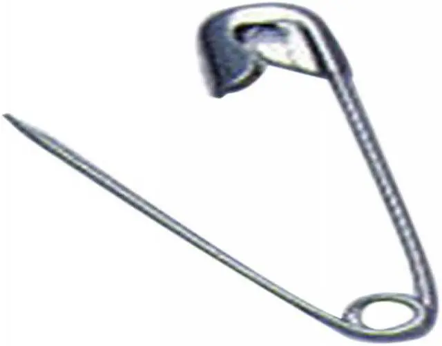 Alt view image 2 of 10 - Charles Leonard Safety Pins Nickel-Plated Steel 1 1/2" Length 144/Pack 83150