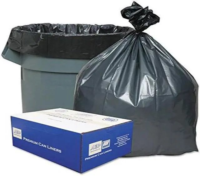 Alt view image 7 of 8 - Platinum Plus Can Liner Super Hexene Resin 55-60gal 1.55 Mil 39 x 56 50/Carton